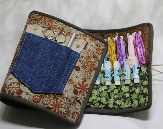 Cross Stitch Stitchbow Floss Holder Neddle Crafts Project Bag Etsy