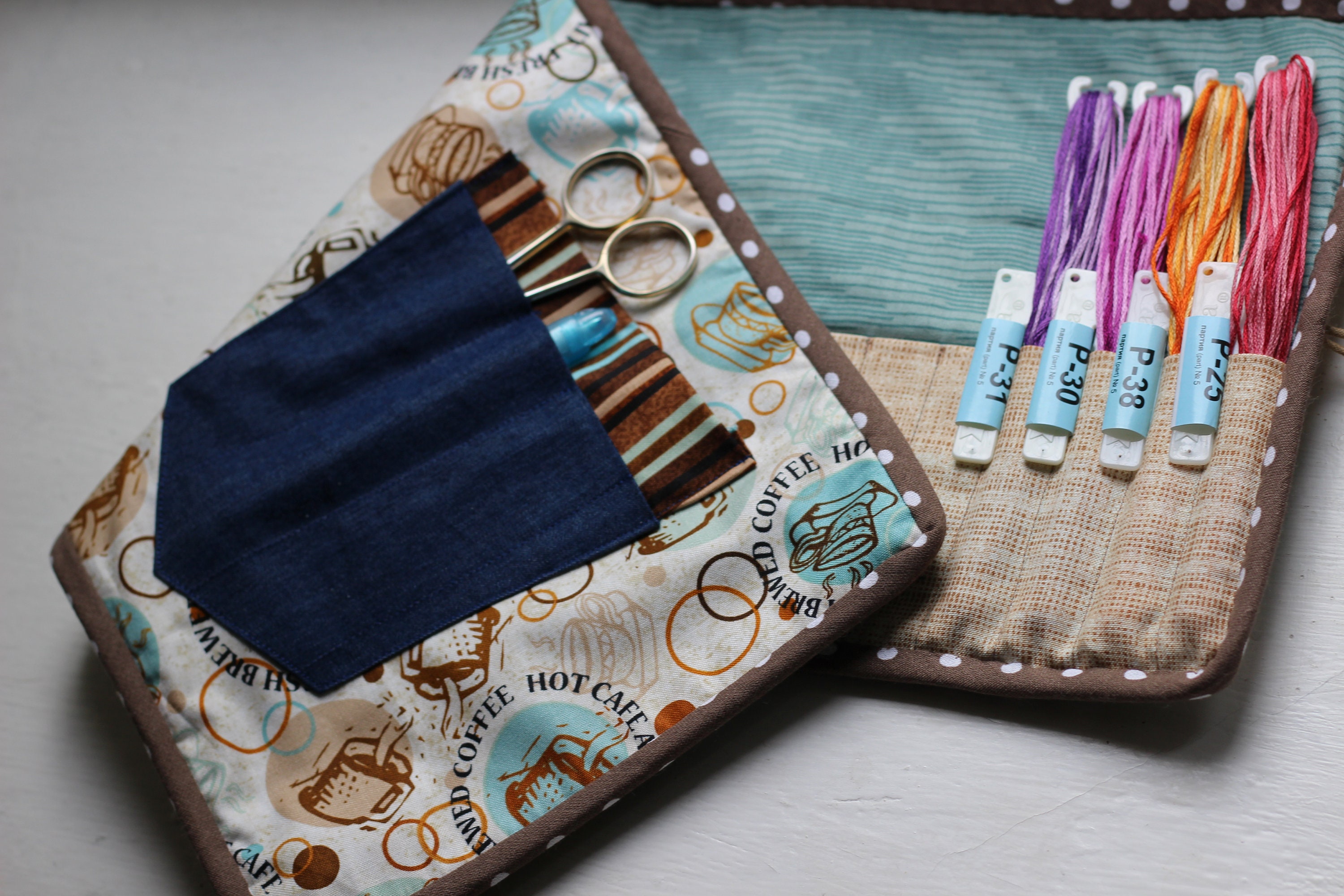 Cross Stitch Project bag Embroidery Holder Organizer for DMC Etsy