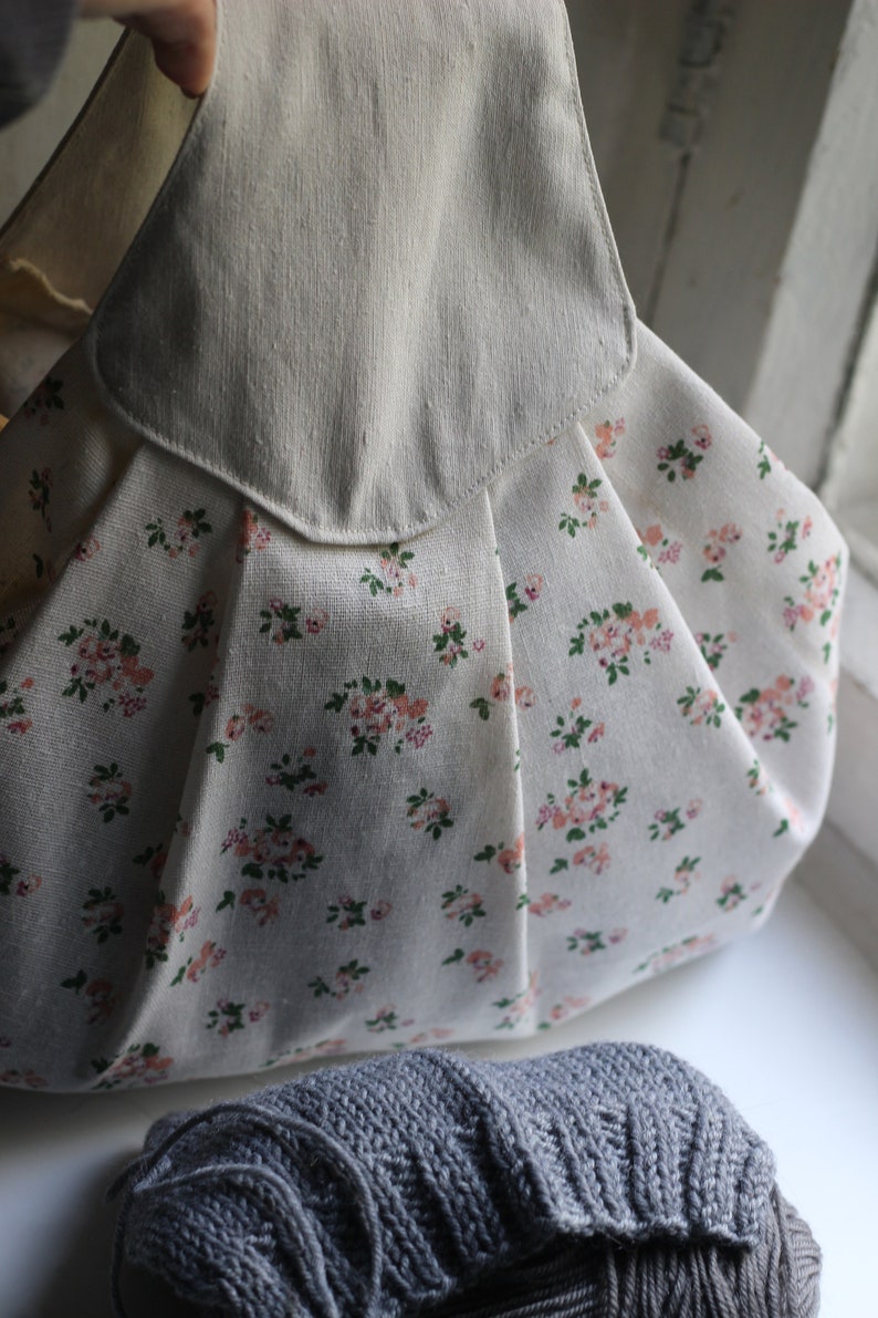 Knitting project bag Wrist pouch Crochet/Xstitch/Needlework Etsy