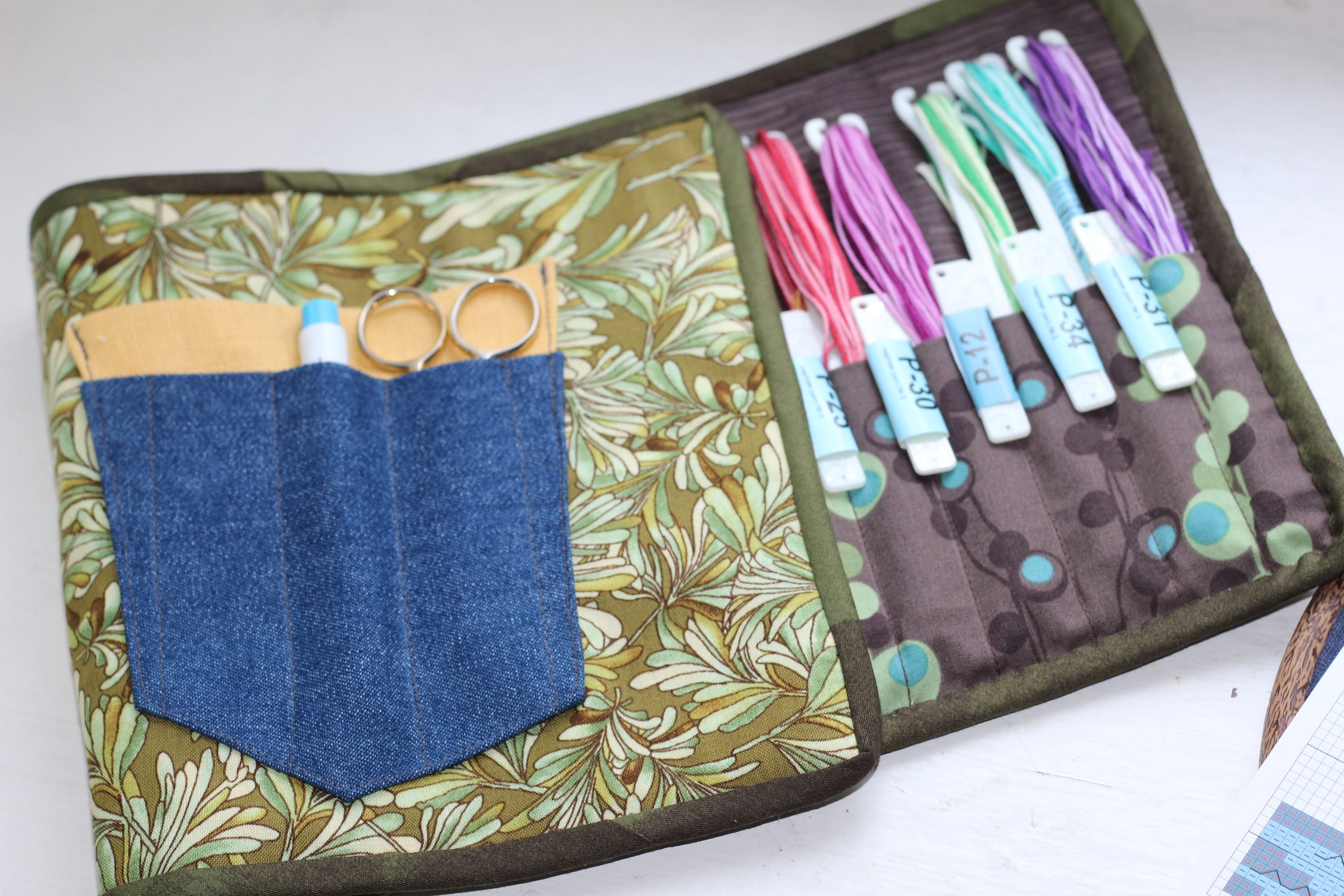 Cross Stitch StitchBow Floss holder Neddle Crafts Project bag Etsy