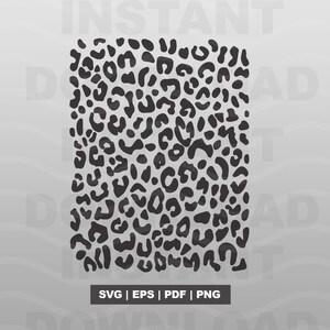 Cheetah Print SVG, Leopard Print SVG, Animal Print, Leopard print svg, Cricut, Silhouette, Cut File, svg, pdf, png, eps