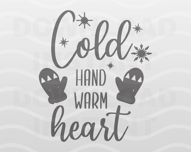 Kalte Hände SVG Warmes Herz Cricut Schnittdatei Dxf Etsy Schweiz