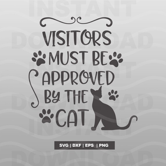 Cat Mom Quotes SVG Fur House DXF Crazy Cats Lady Mama - Etsy