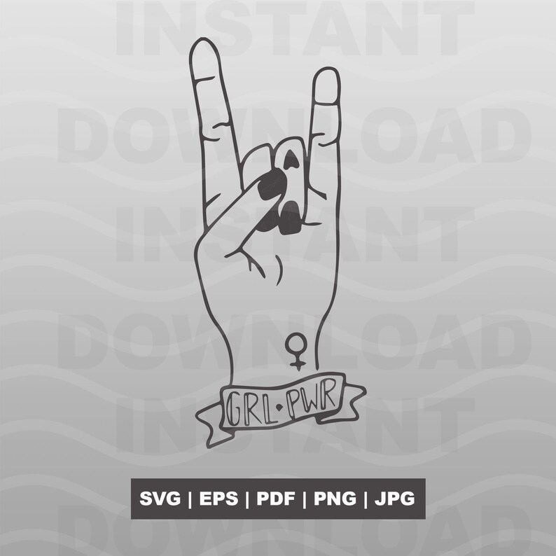 Free Free Grl Pwr Svg 536 SVG PNG EPS DXF File