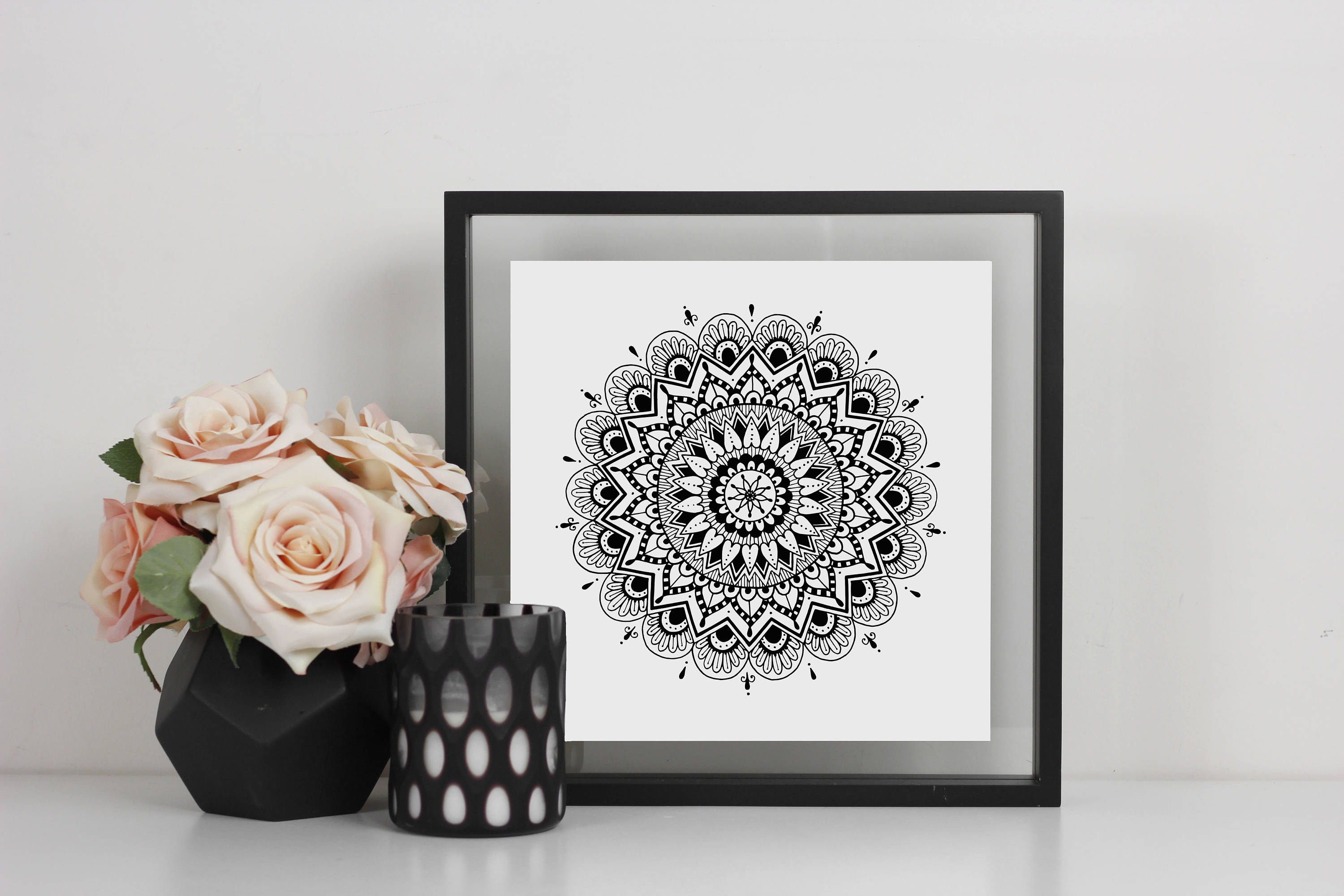 Mandala Print Wall Decor | Set of 3 Prints | Bohemian Mandala Wall Art ...