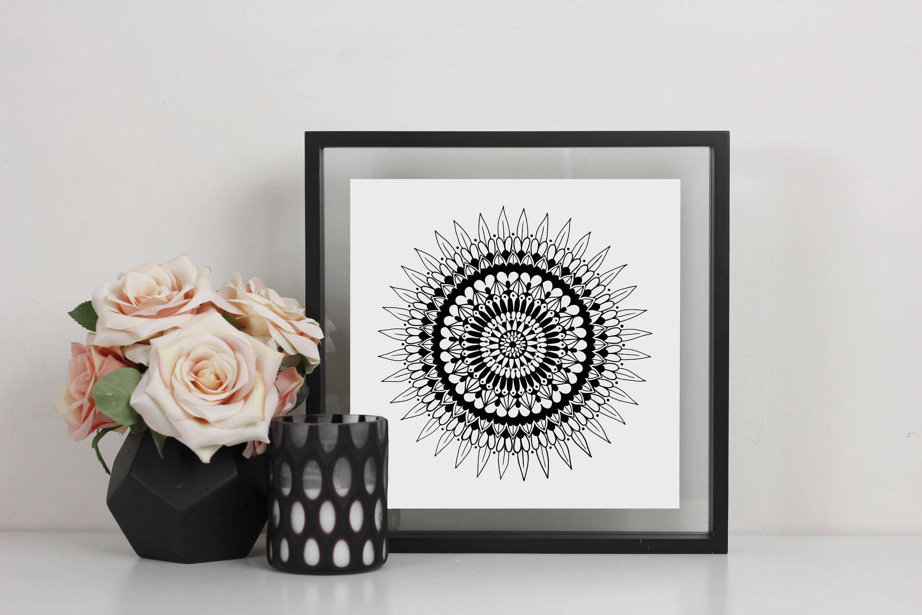 Mandala Print Wall Decor | Set of 3 Prints | Bohemian Mandala Wall Art ...