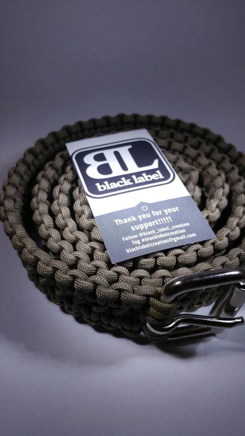 Paracord Belt Men's Handmade 550 Paracord. Gift. Etsy