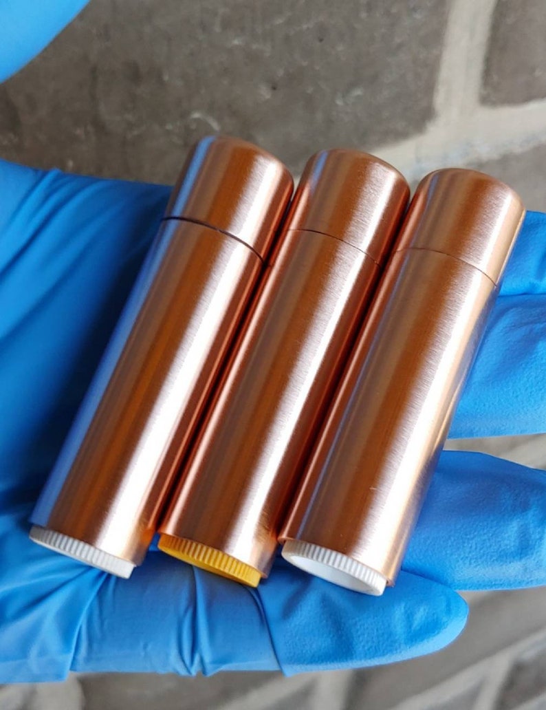 Copper Lip Balm Sleeve. Chapstick. Burts Bees. EDC. Copper. Etsy