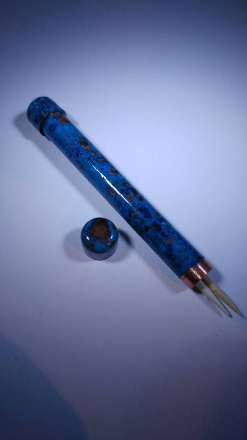 Copper Toothpick Holder EDC Patina. Gift. Mens. Holiday. Etsy