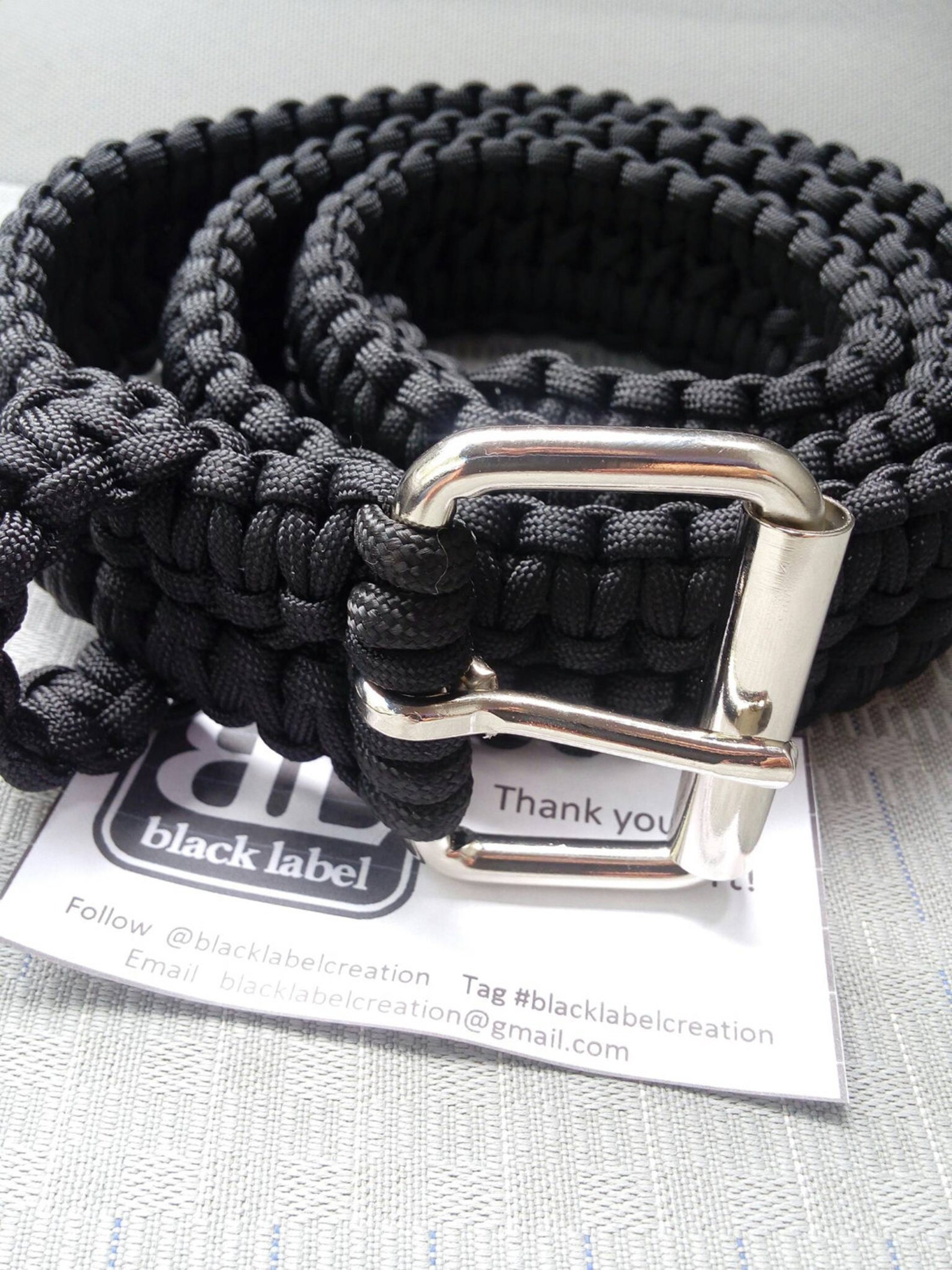 Paracord Belt Men's Handmade 550 Paracord. Gift. Etsy