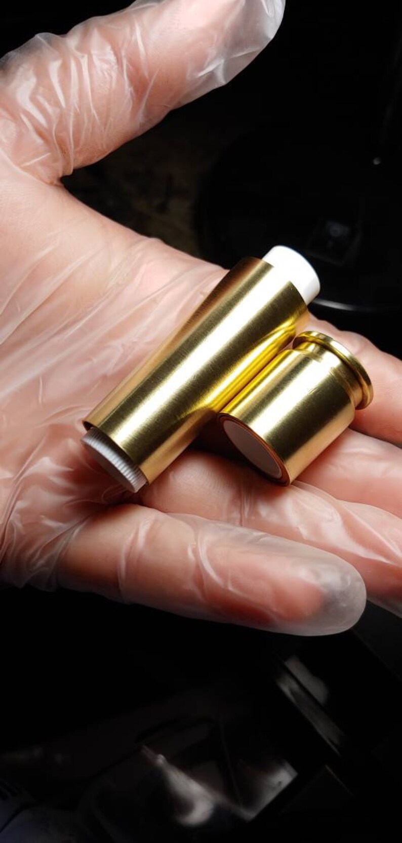 Brass 50 C a L Lip Balm Sleeve. Polish. Edc. Mens. Gift. Lip Etsy