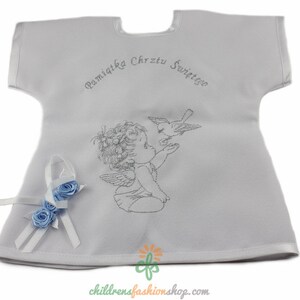 Personalized Embroidered Polish Handkerchief for Baptism szatka na chrzest