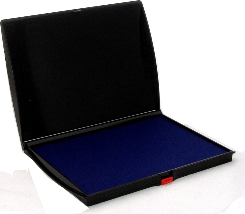 Large Stamp Pad, 5 X 7 Inches. Available in Black, Red, Blue or Dry