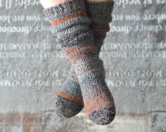 hand-knitted Icelandic wool 4243 extra thick wool socks