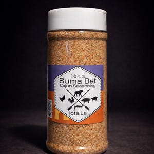 All purpose Cajun seasoning made in small batches and hand blended for rich, distinctive flavor.