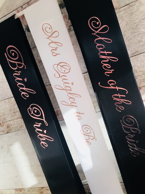 Personalised Hen Party Do Night Out Sash Sashes Cheap Custom Made Accessory