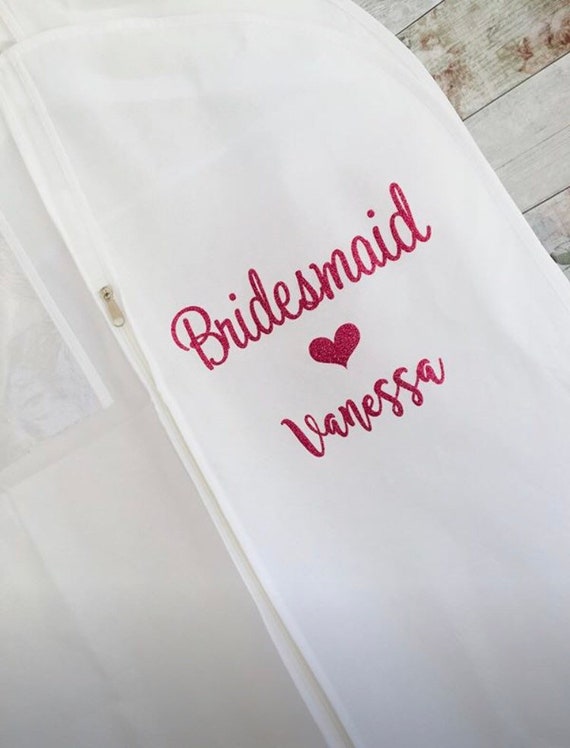 personalised dress bag