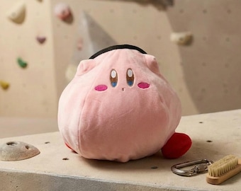 Bolsa de magnesio de peluche Kirby: accesorio para escalada en roca y búlder, regalo para escaladores.