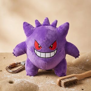 Bolsa de magnesio Gengar: equipo de escalada de felpa, bolsa de escalada con personajes para escaladores