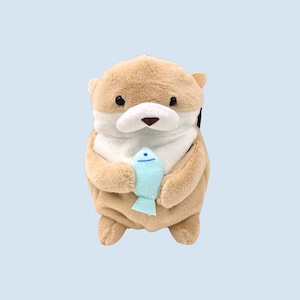 Handmade Otter Chalk Bag for Rock Climbing and Bouldering, Plush Chalkbag, Gift for Climber