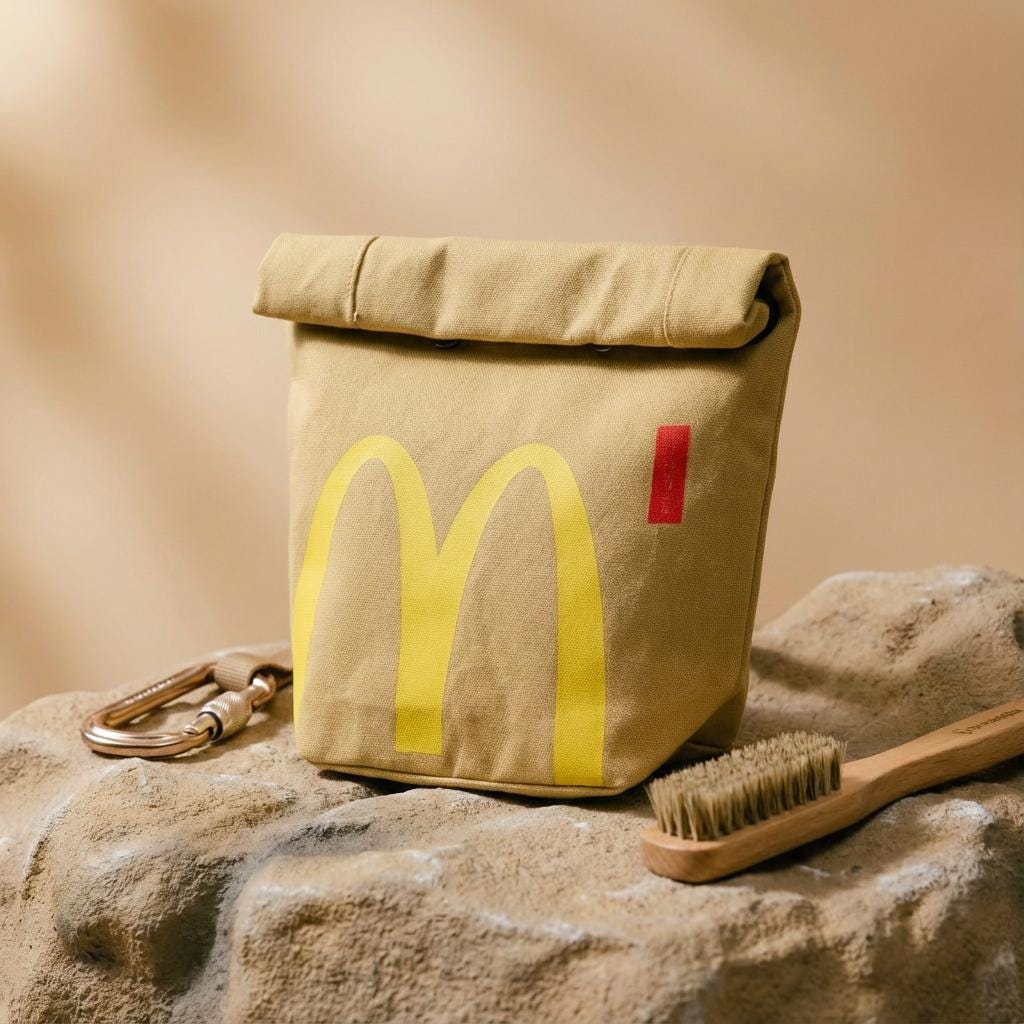 Trousse Zip McDonald's Blanche Neuve Sous Blister - Pochette à Documents