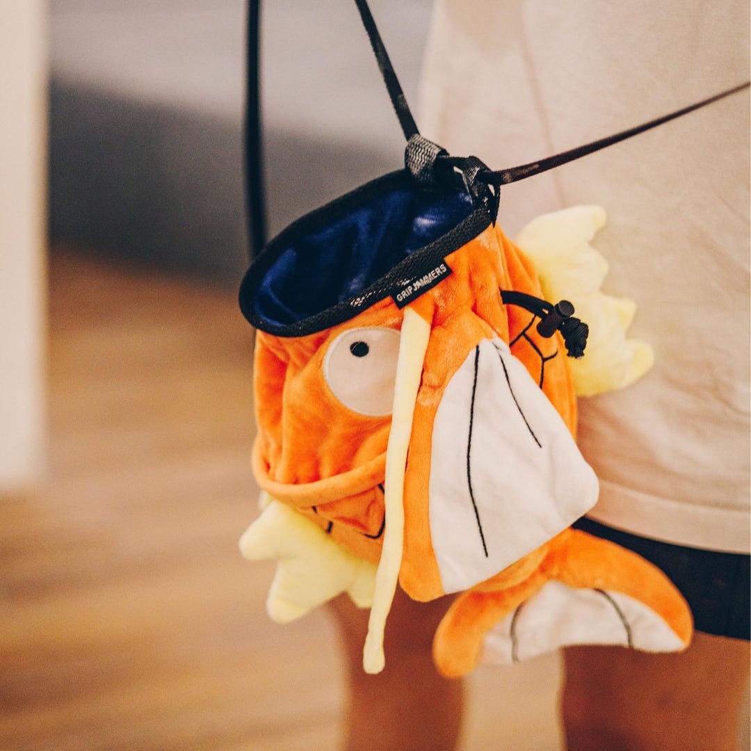 Rock Climbing Chalk Bag By Aura - Bouldering Chalk Bag With Draw String