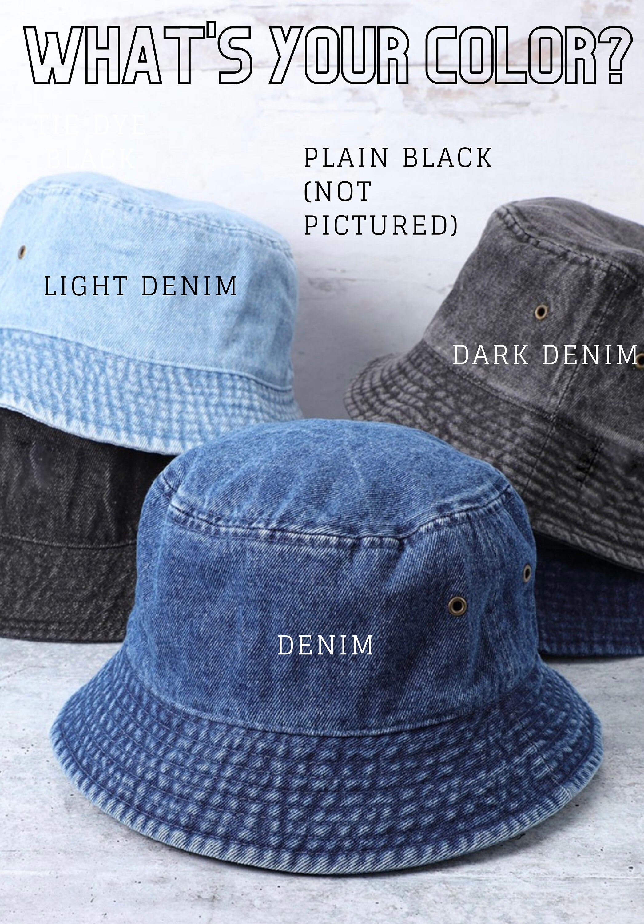 Custom Bucket Hats Embroidered Hat Initial Bucket Hat Etsy