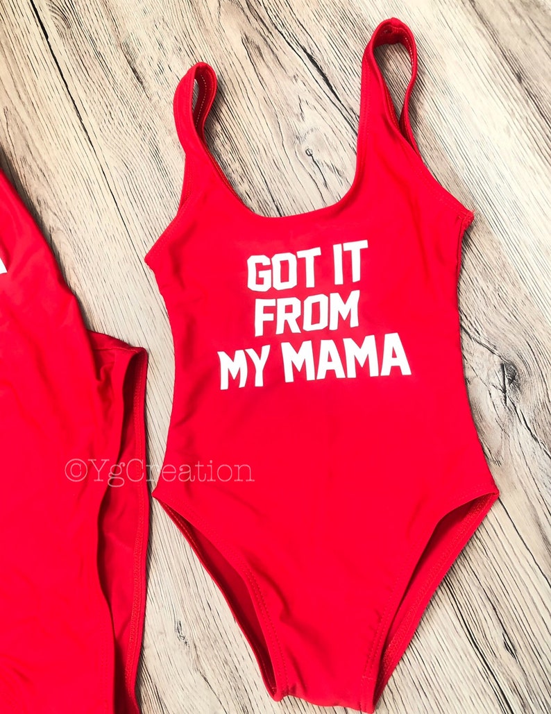 Mommy and Daughter Bathing Swim Suit Set One-piece Mini Me Got - Etsy