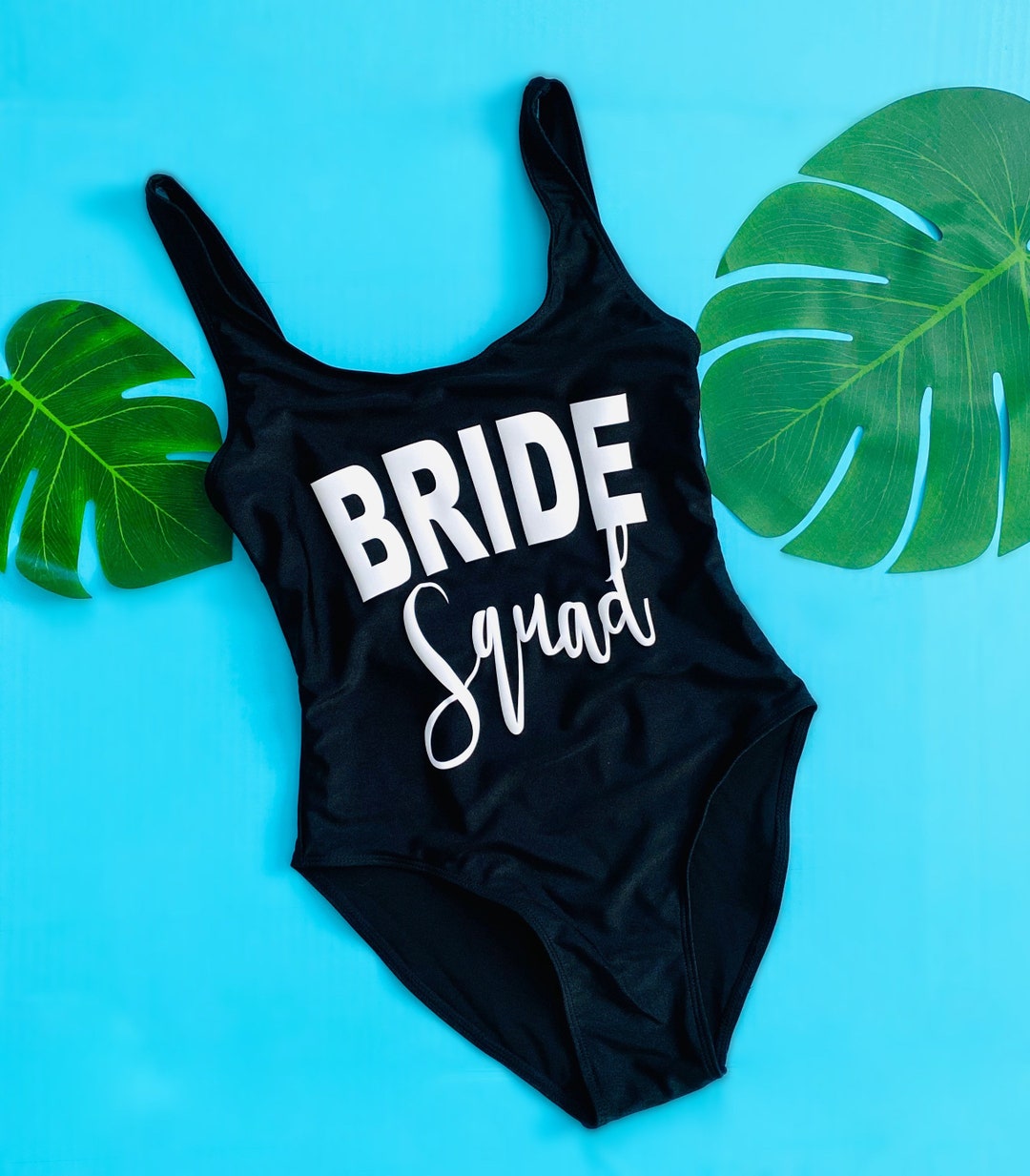 Squad Bride Bathing Suit Onepiece Etsy — free download