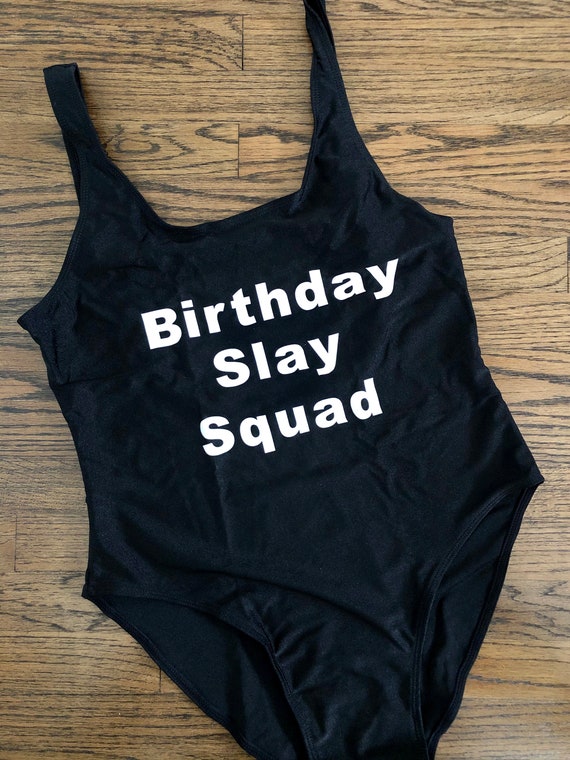 birthday squad bathing suit