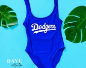 Dodgers Suit Bathing suit one-piece swimsuit