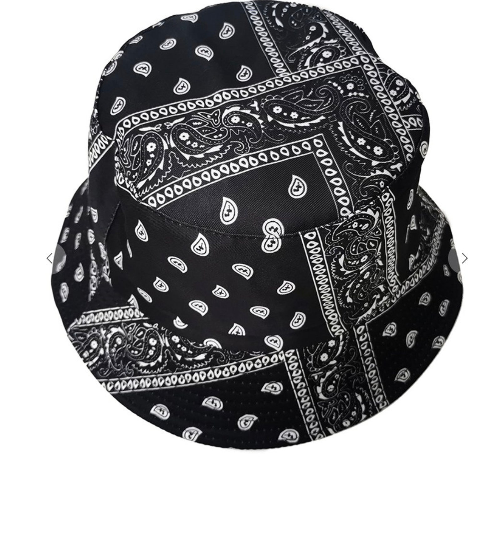 PAISLEY Bucket Hats Bandana Bucket Hat Bandana Hat Etsy