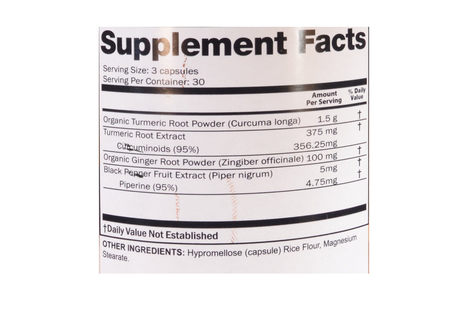 Turmeric Powerful AntiInflammatory Supplement 90 Caps Etsy