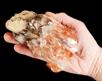 RAINBOW CALCITE 4"-5" 1 1/2 to 2 Lb All Chakra Healing Crystal and Stone Raw Rock Mineral Specimen xx