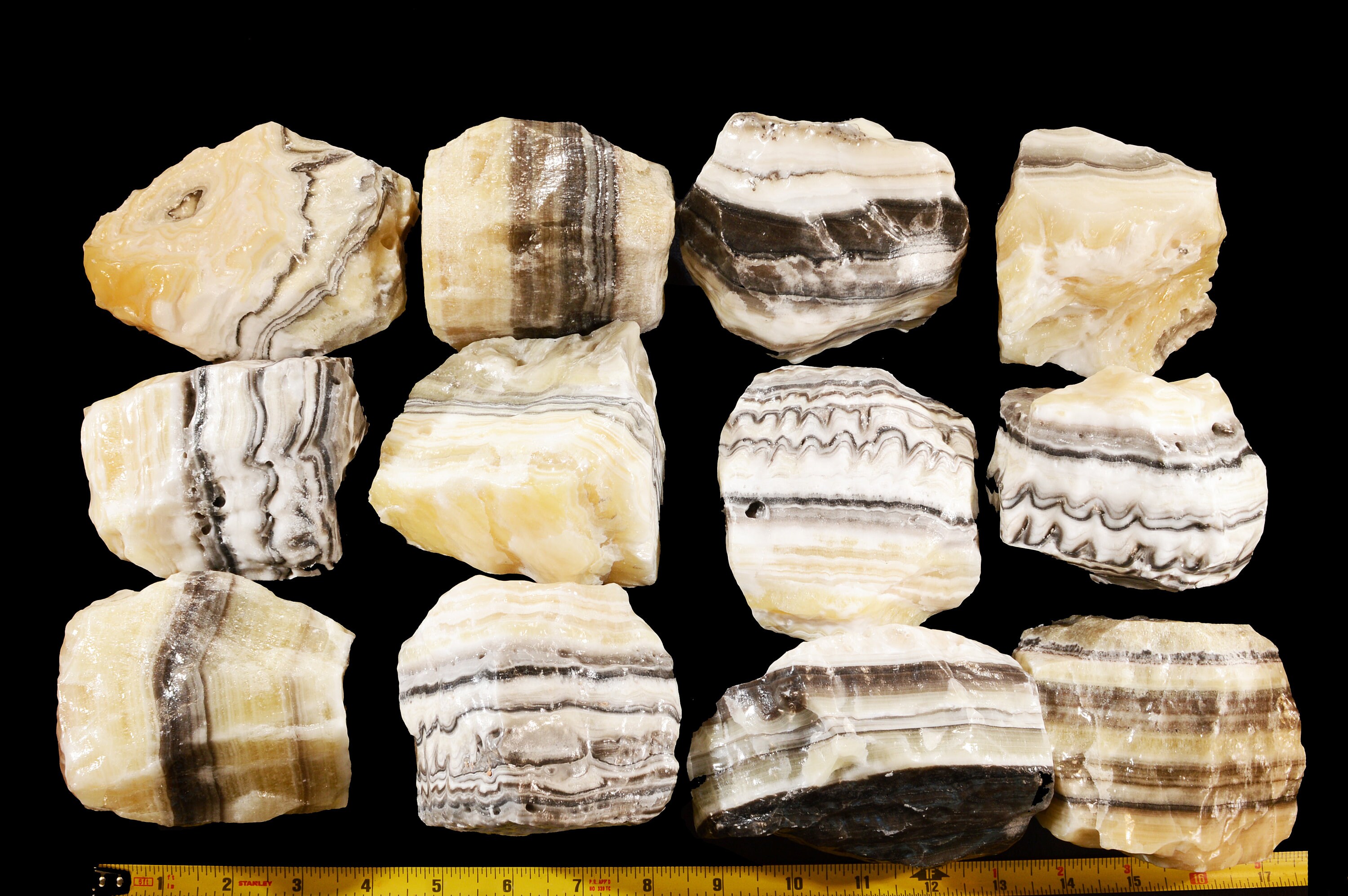 Zebra Onyx 4 2 Lb Rough Rock Mineral Specimen Raw Root Etsy