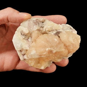 Stilbite Apophyllite Crystal Cluster 4" x 3 1/2" 1 Lb 5 Oz (SKU 41) Raw Rock Mineral Crown Chakra Crystal Stones Natural Specimen