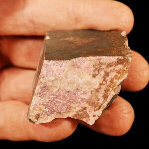 RHODONITE 2" 4 Oz (Sku 16 E) Raw Rock Mineral Specimen Heart Chakra Stone