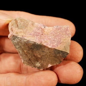 RHODONITE 2" 5 Oz (Sku 15 E) Raw Rock Mineral Specimen Heart Chakra Stone