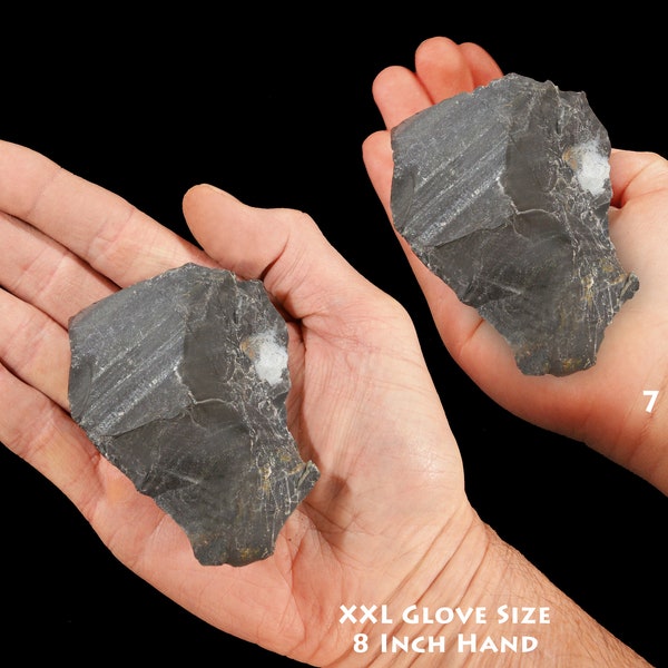 BLACK ONYX 4" 13 - 16 Oz Extra Large Raw Rock Mineral Root Chakra Healing Crystal Natural Rough Stone xx