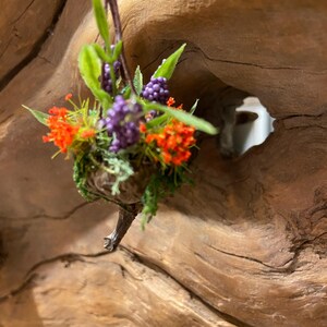 Miniature Fairy Garden Hanging Flower Baskets