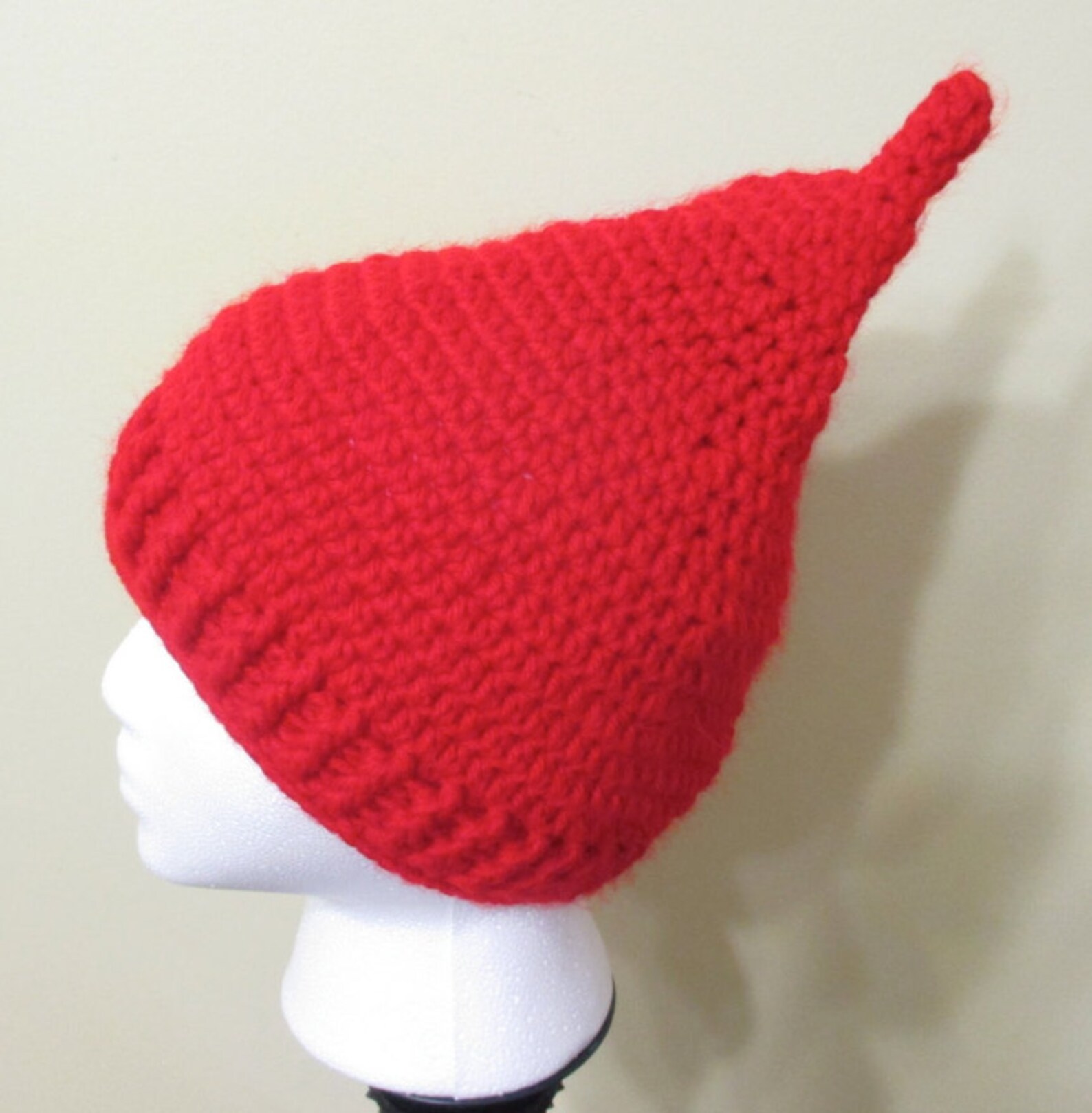 Chili Pepper Crochet Hat With Ribbed Edge Etsy