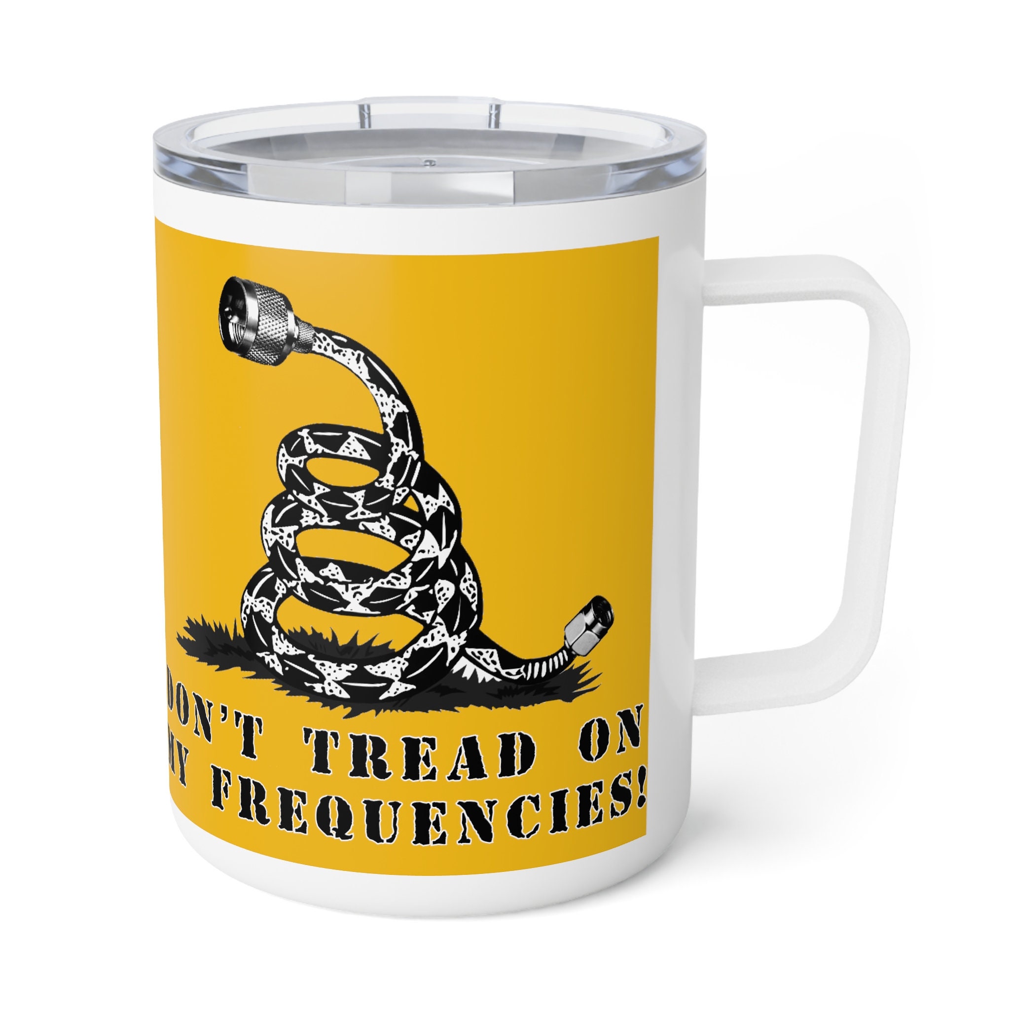 Insulated Coffee Mug, 10oz for Ham Radio Dont Tread on My Frequencies - Etsy