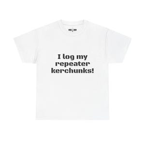 Registro mi repetidor kerchunks Camiseta de radioaficionado