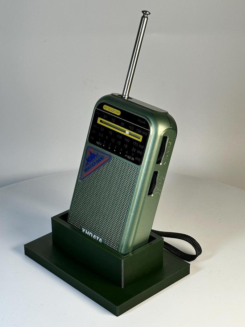 Rectangular Radio Pocket Shortwave Radio Desk Stand for Your Ham Radio Hamshack. Also ...
