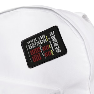 The Bands Are Dead Iron-On Ham Radio Patch