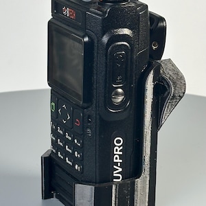 RAM mount for Btech UV-PRO, Vero vgc vr-N76, and Radioddity ga-5wb. ham radio multipurpose holster for gps aprs handheld radio walkie talkie
