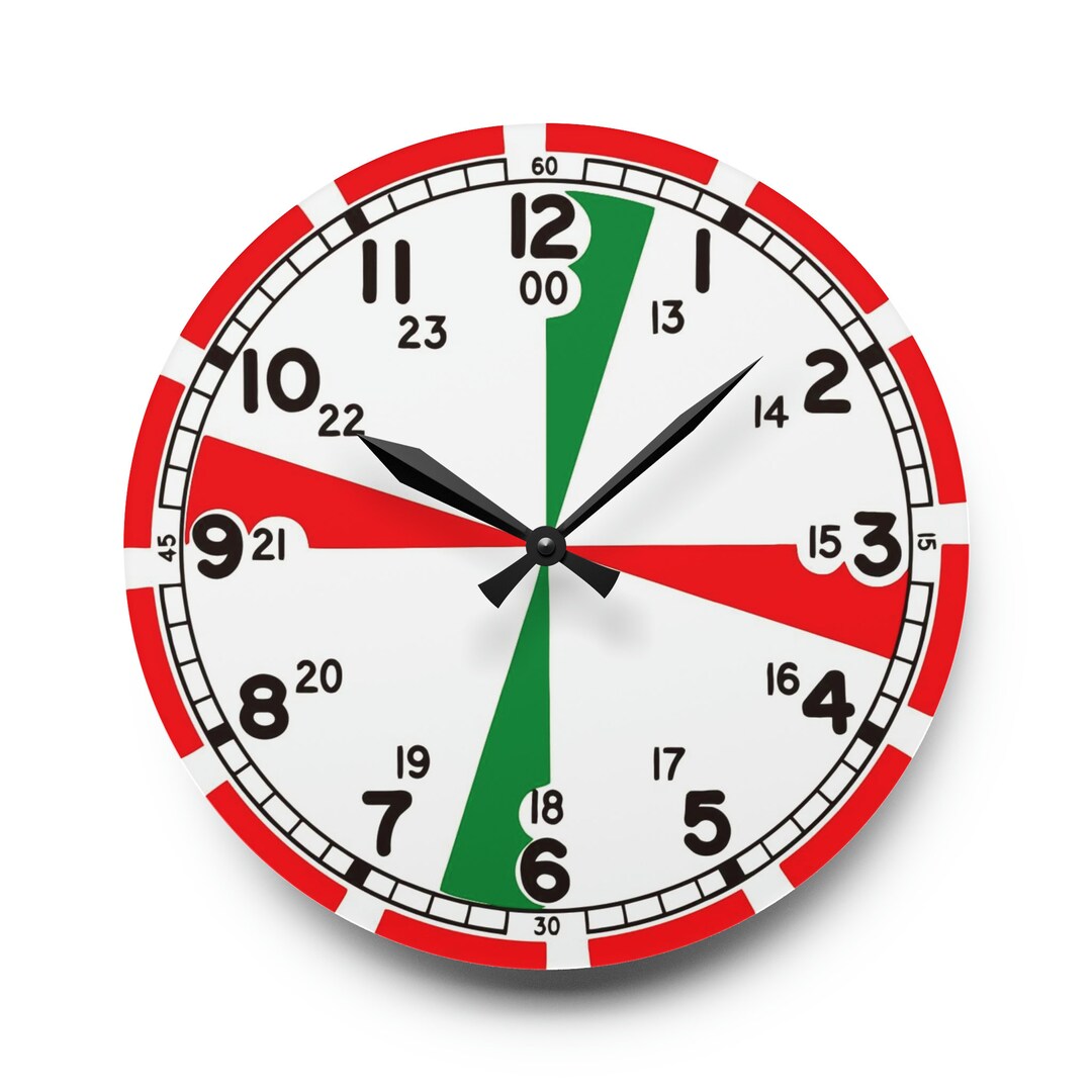 Vintage Ship Radio Room Wall Clock With Emergency Silence Period