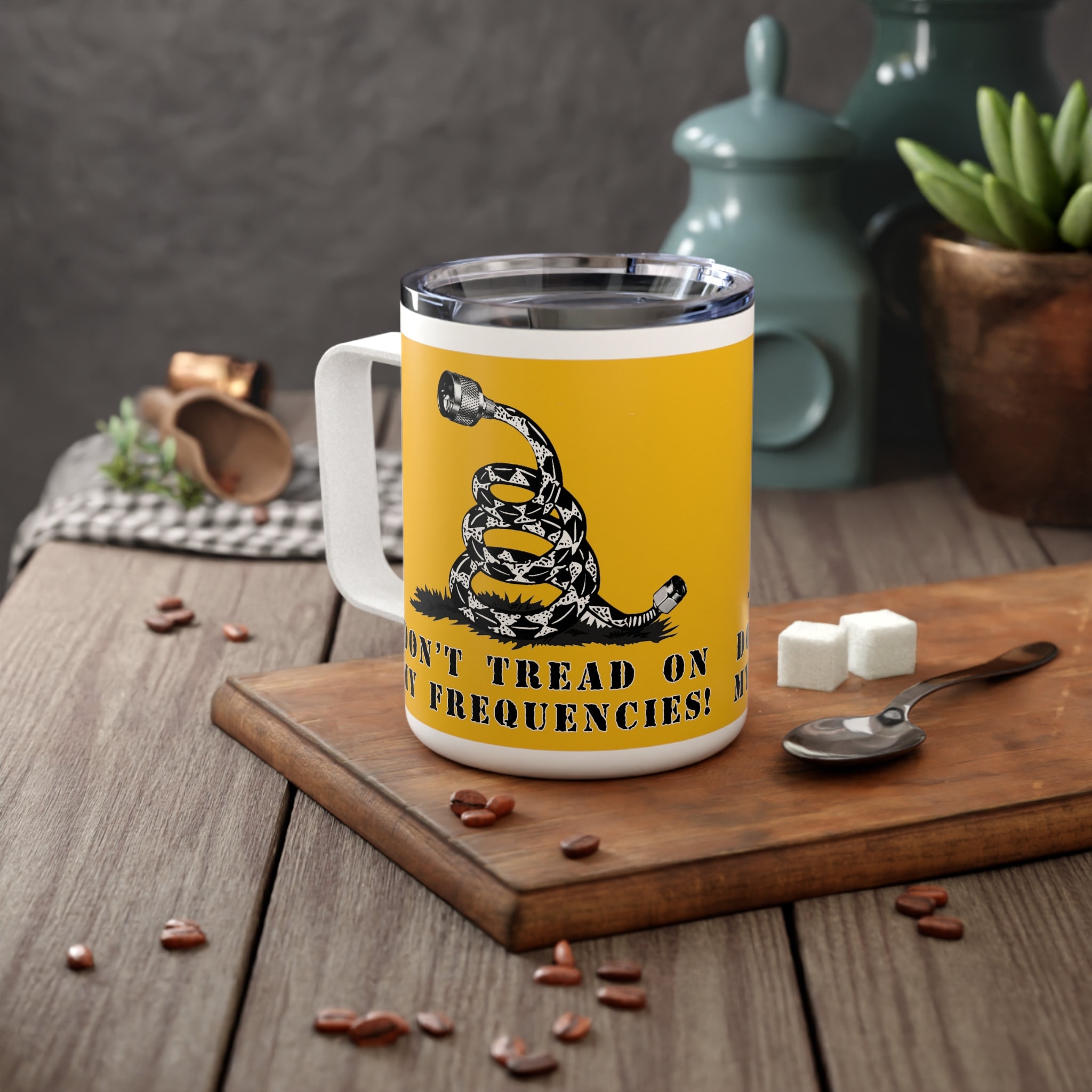 afric collectoble coffee mugs with elephant on it Majestic Elephants GM Coffee Mug – GM Coffee Mugs main image 0