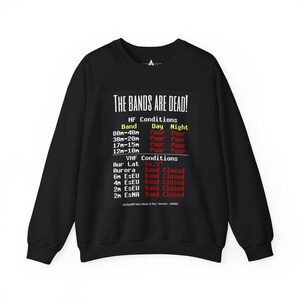 Crewneck Sweatshirt Unisex Heavy Blend The Bands are dead