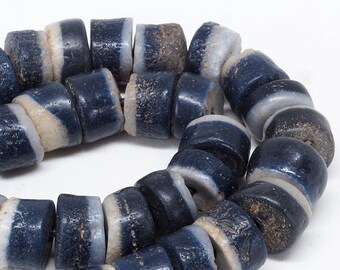 5 X Afrika Recyled glas krobo dogon beads handbemalt